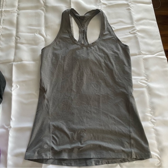 Athleta Womens Tank Top Gray Size Small Medium Athletic Workout - Picture 1 of 9